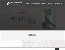 Tablet Screenshot of fiestasdesantacruz.com